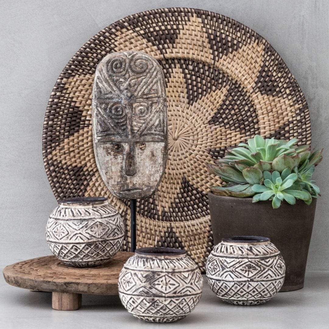 Atta Deco basket | Star Motif 40cm - Image 6