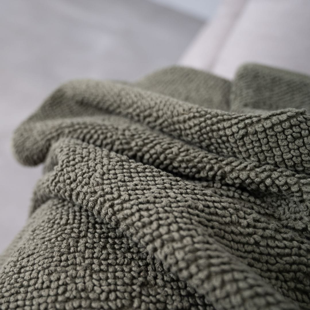 Cotton Bathmat | Kaki 50x80cm - Image 2