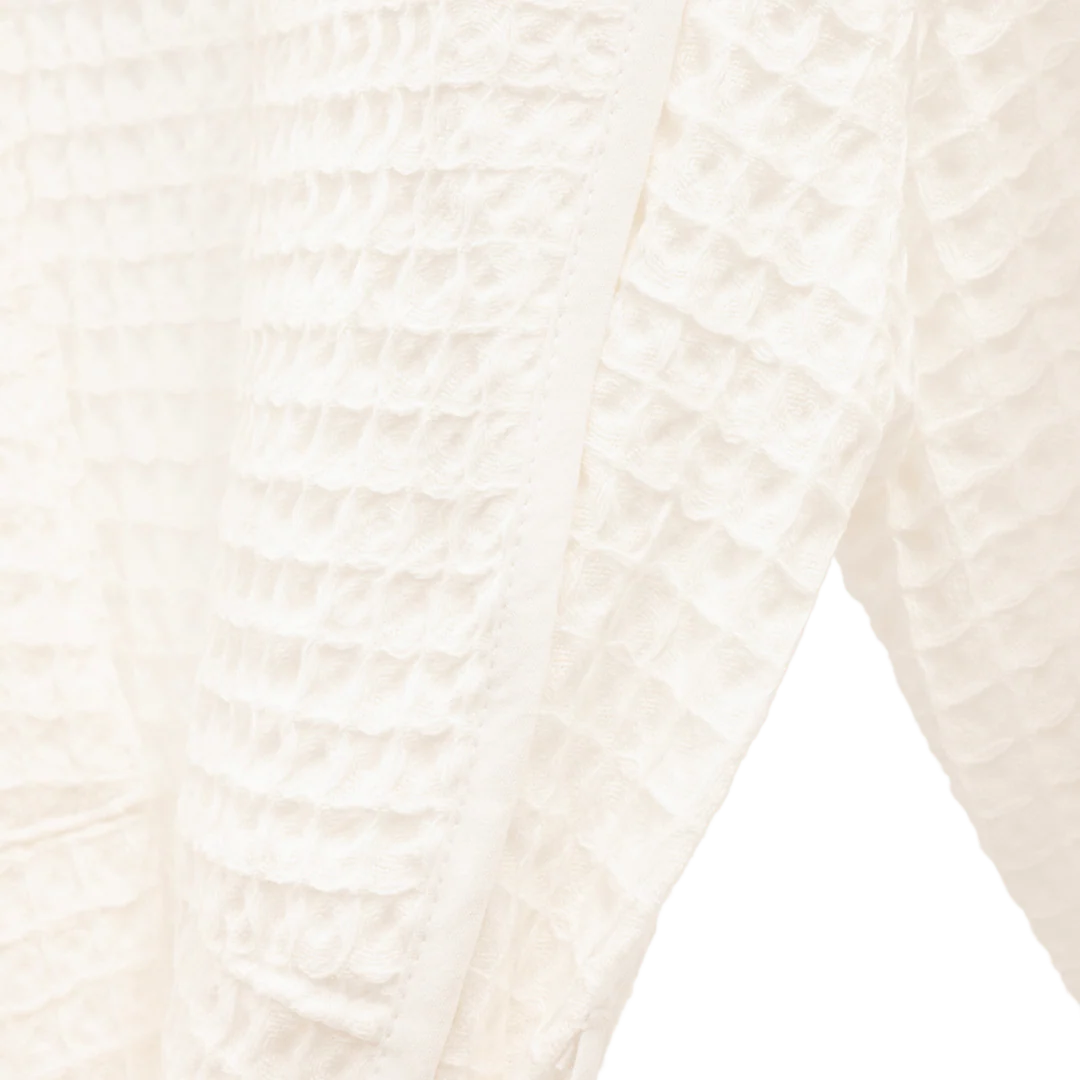 Cotton Bathrobe | White - Image 2