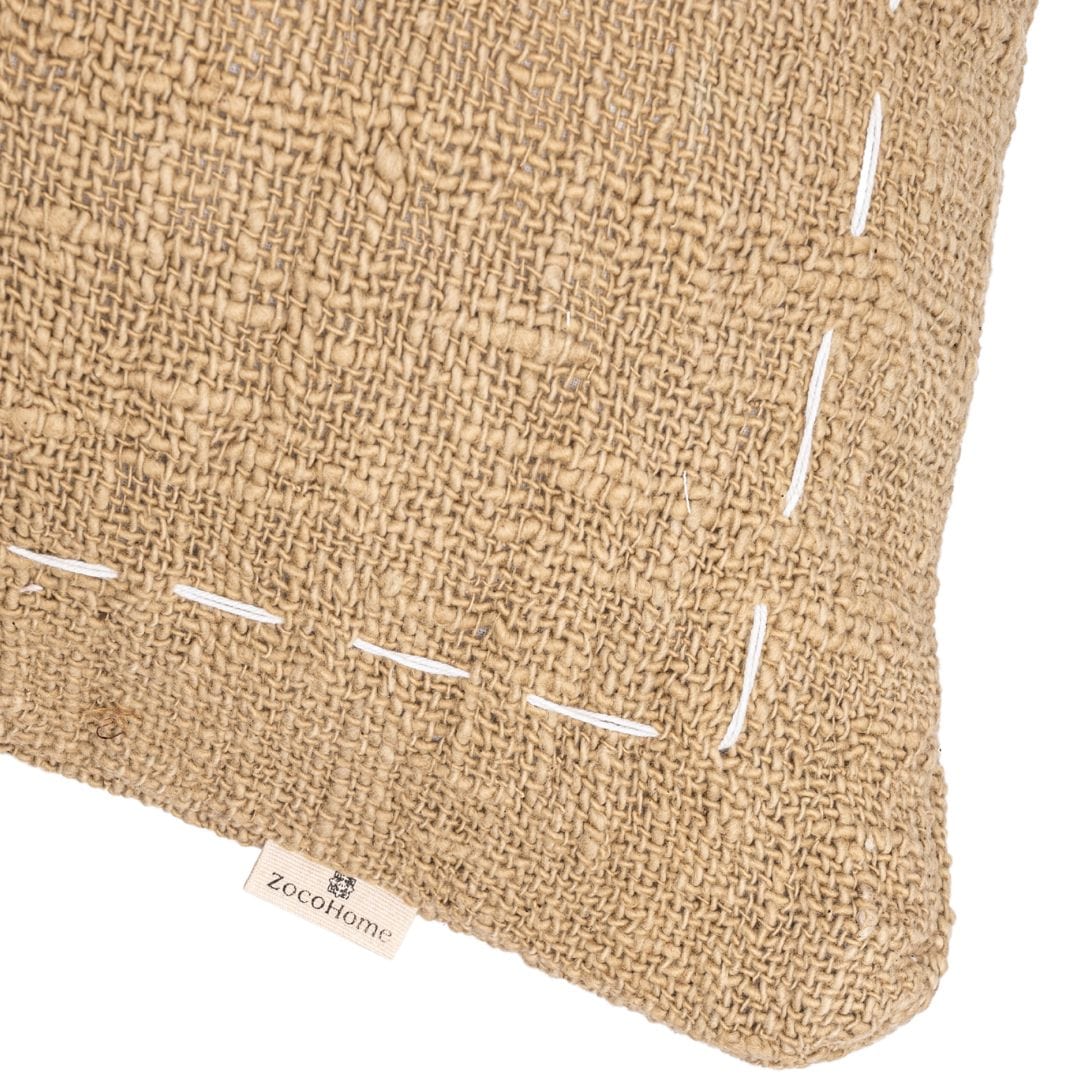 Soraya Cotton Cushion Cover Frame | Sand | 50x50cm - Image 3