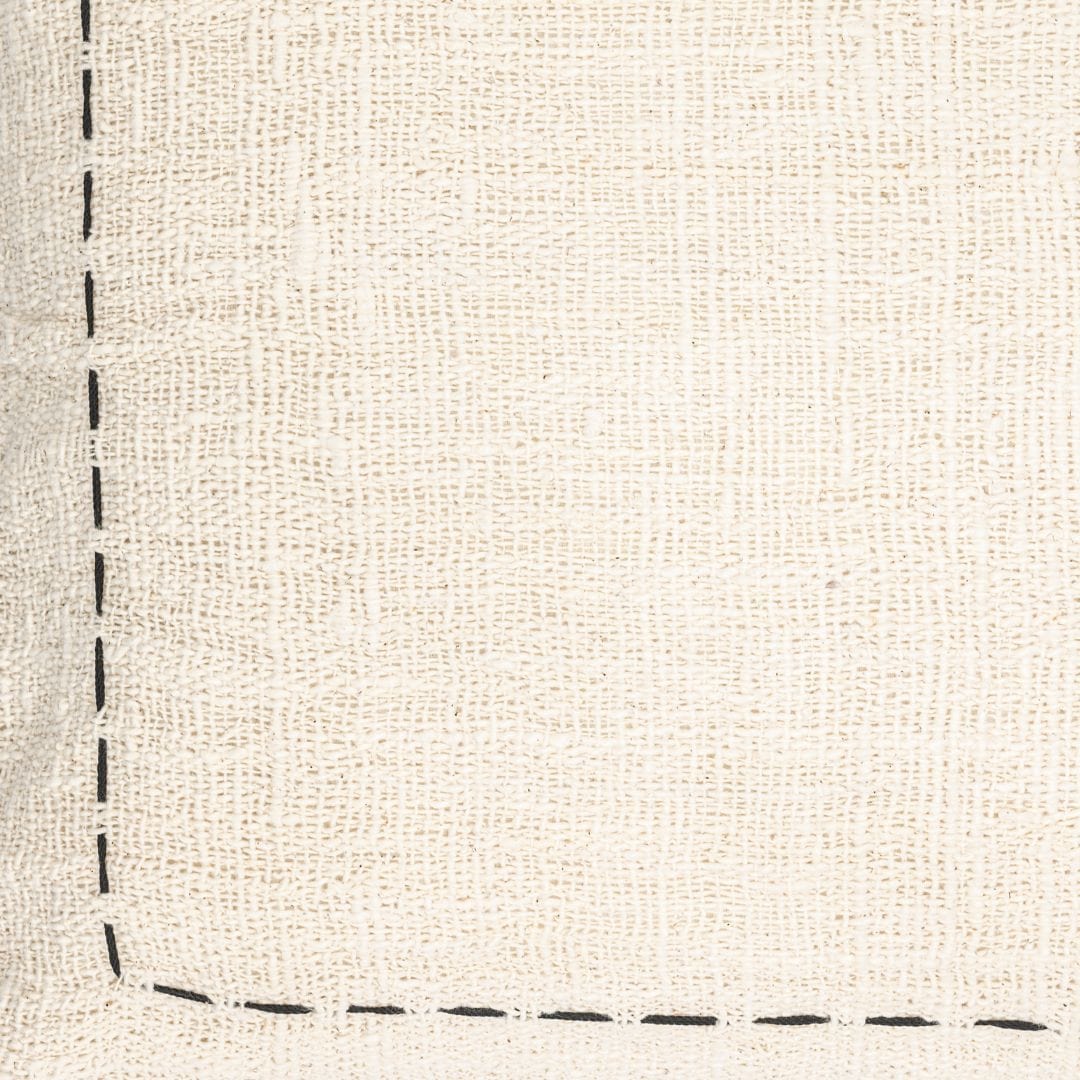 Soraya Cotton Cushion Cover Frame | Off-White | 50x50cm - Image 3