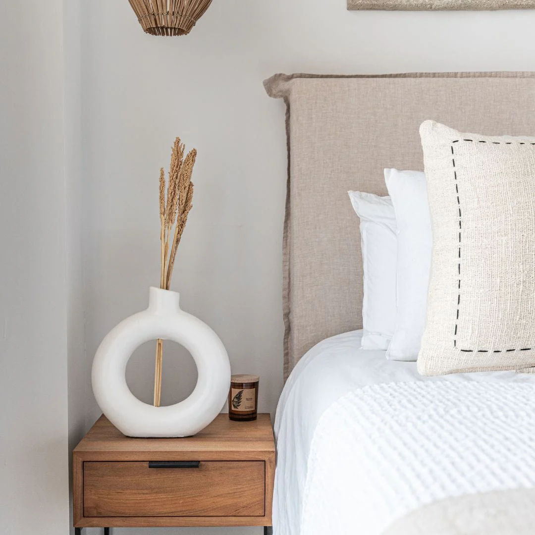 Soraya Cotton Cushion Cover Frame | Off-White | 50x50cm - Image 4