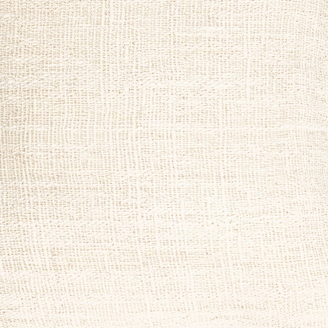 Soraya Cotton Cushion Cover Plain | Off-White | 50x50cm - Image 5
