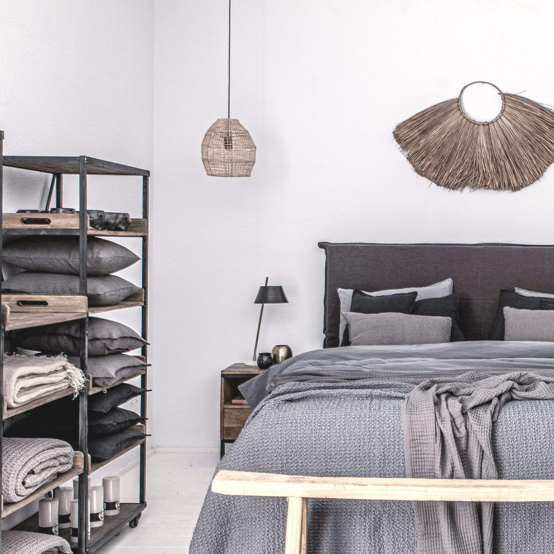Cotton Pillowcase | Light Grey 50x70cm - Image 3