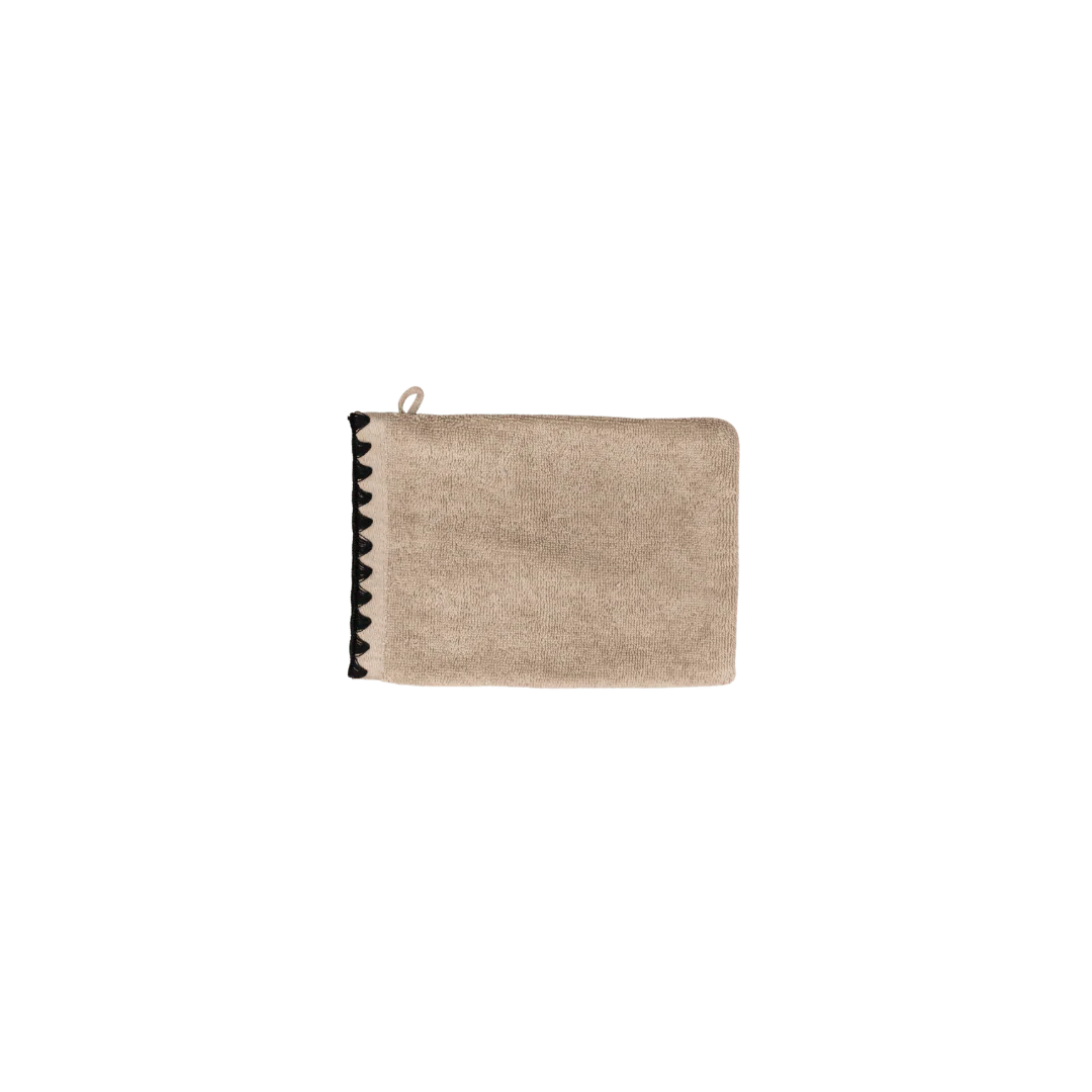 Cotton Towel Mitt | Sand 15x21cm