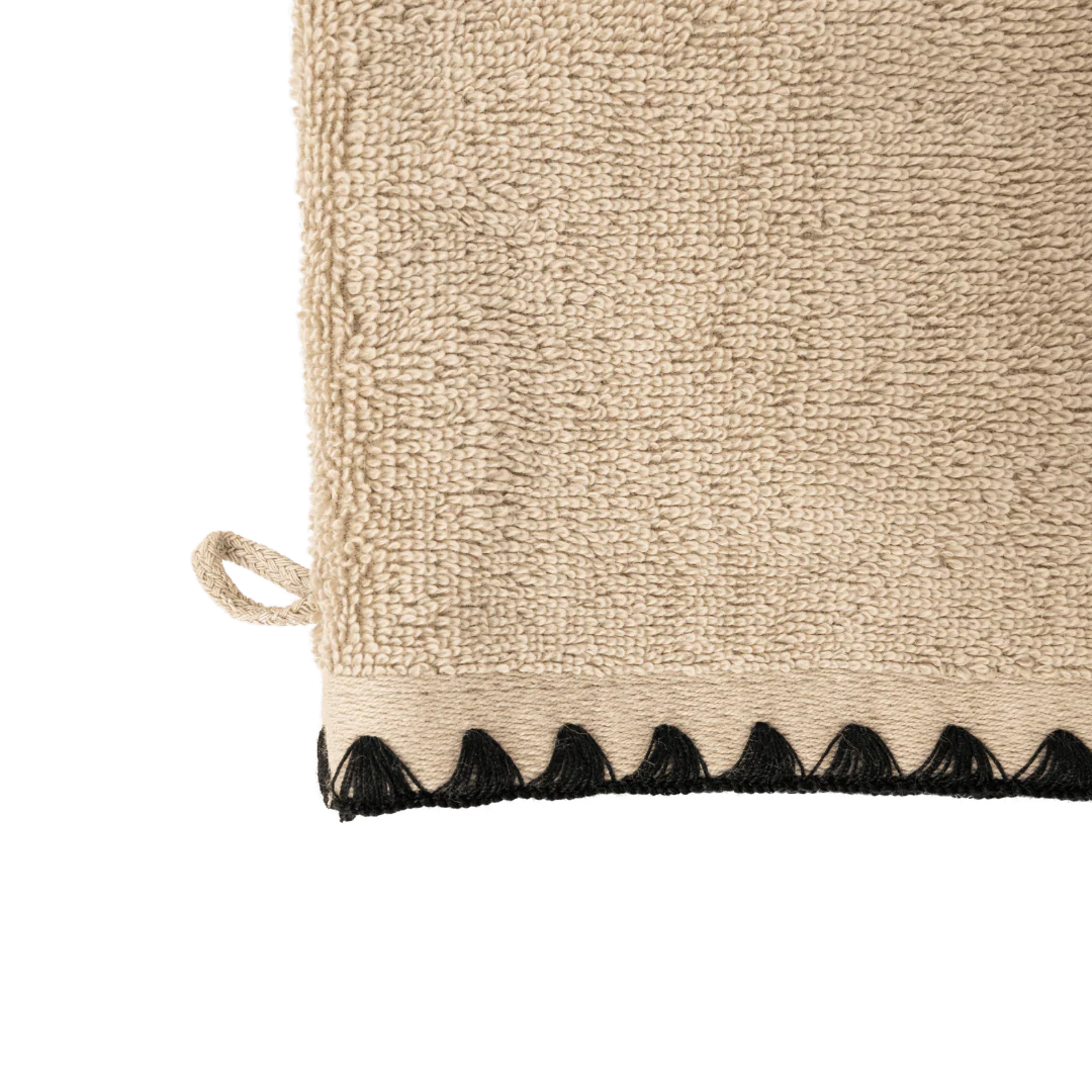 Cotton Towel Mitt | Sand 15x21cm - Image 7