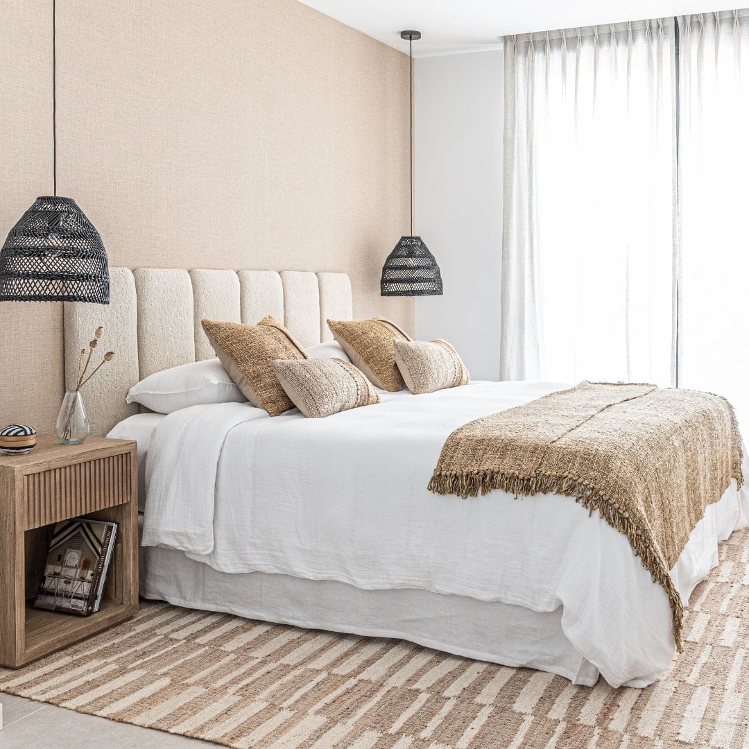 Etera Fringed Throw Natural | 130x170 - Image 2