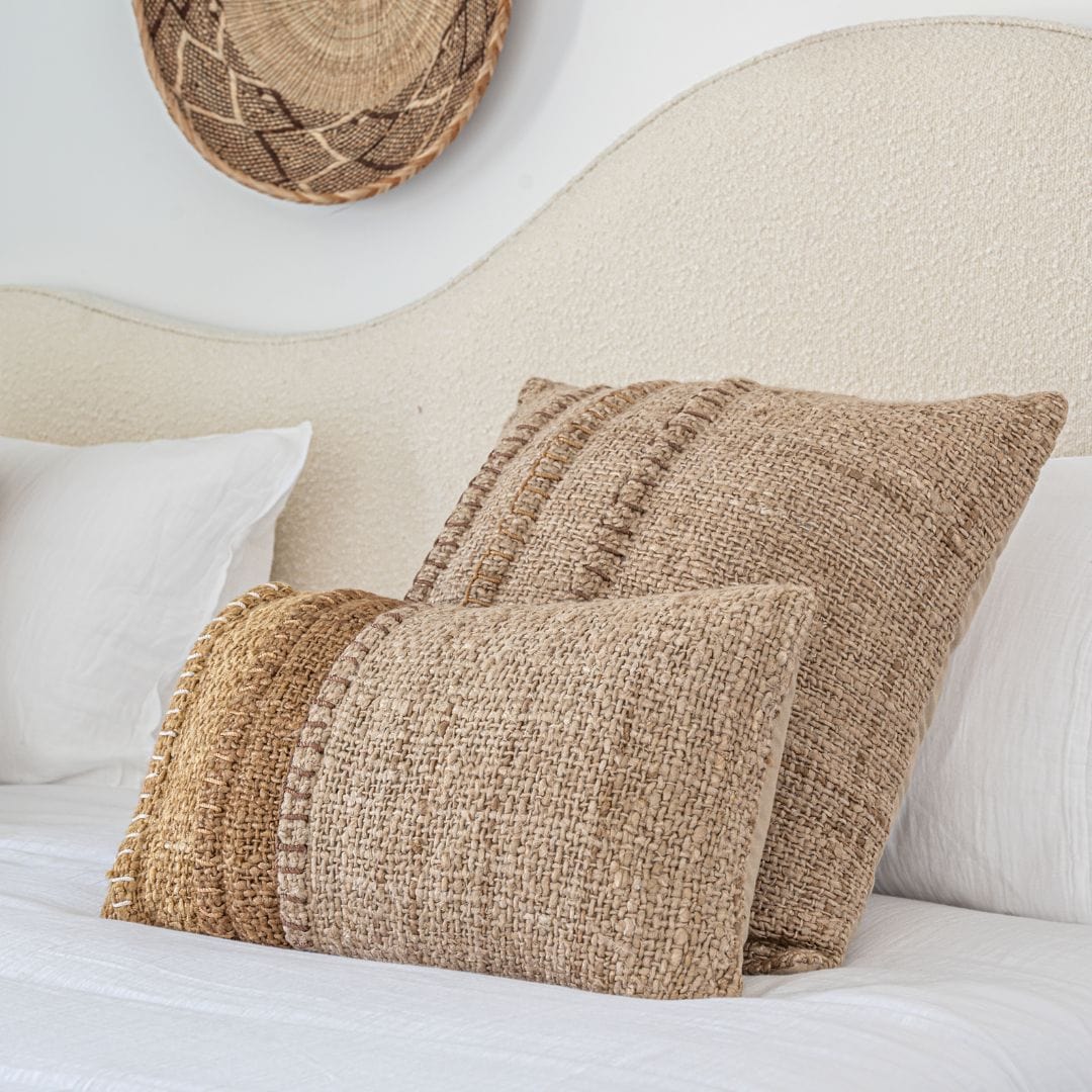 Etera Rectangular Cushion Layered Stitch | 60x40cm - Image 6