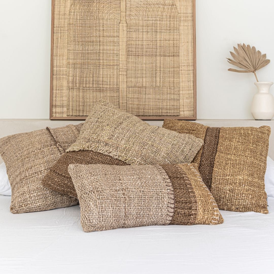 Etera Square Cushion Fringed | 50x50 - Image 3