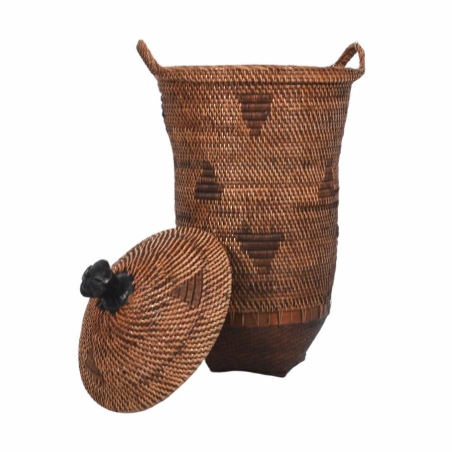 Ethnic Basket | Natural 60x70cm - Image 3