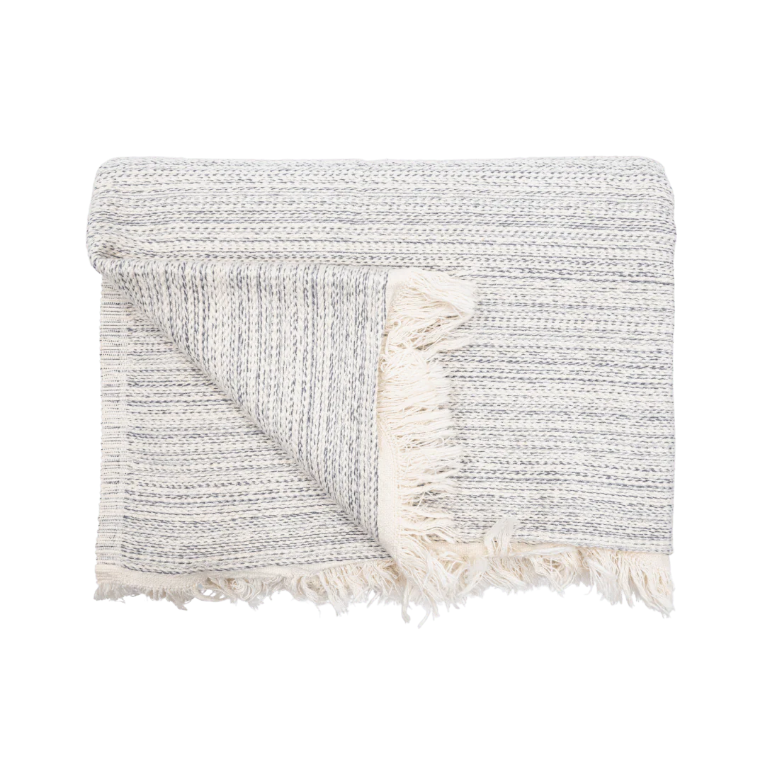 Fouta Throw | Silver Grey 130x200cm - Image 2