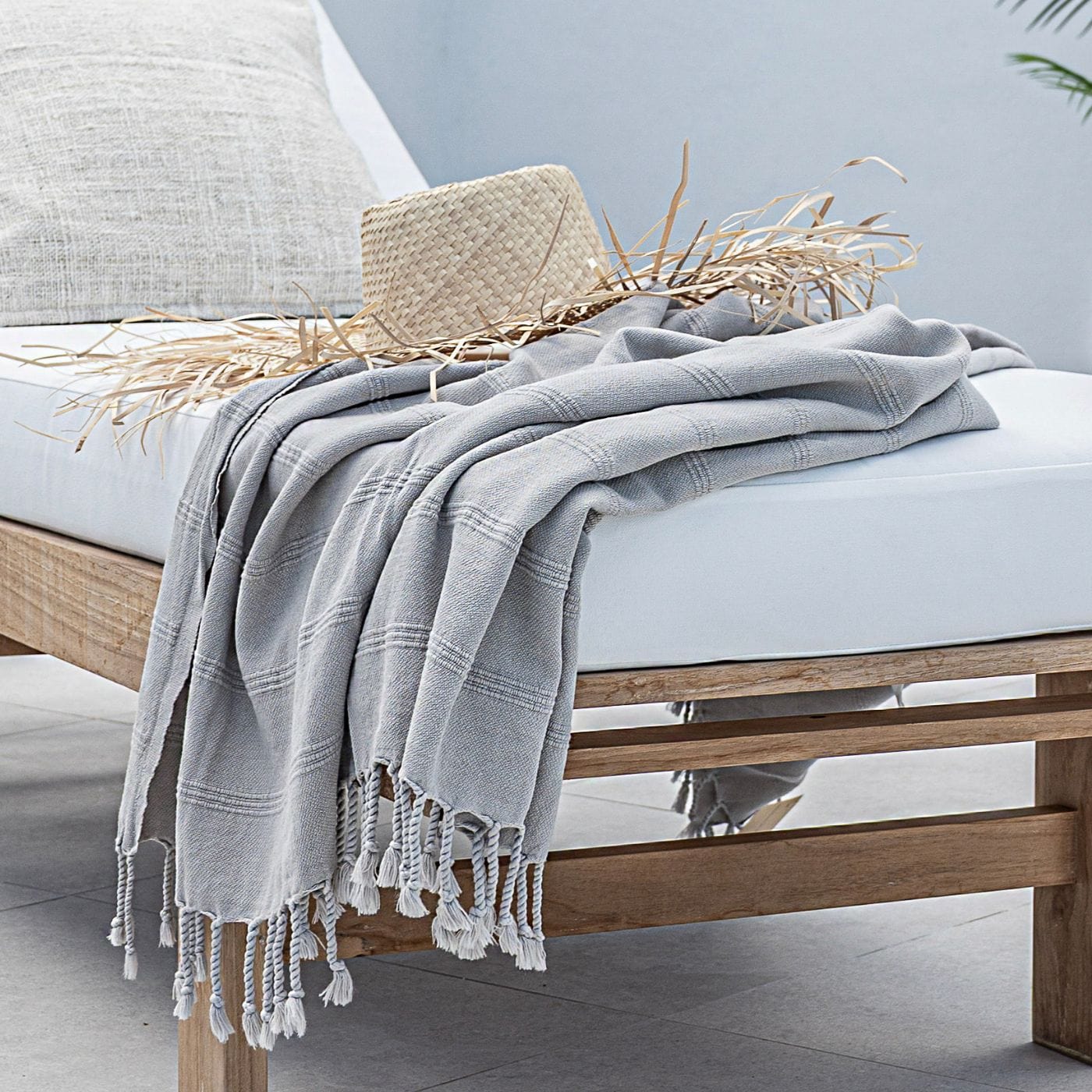 Fouta Towel | Stonewashed Sand 90x170cm - Image 3