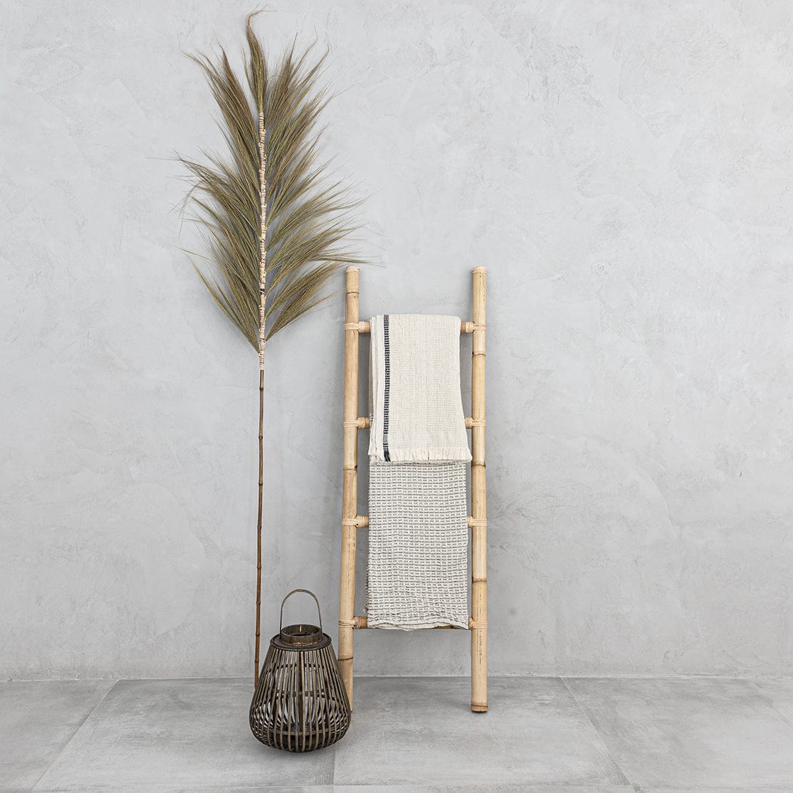 Fouta Throw Dotted Line | Natural/Black 130x180cm - Image 4