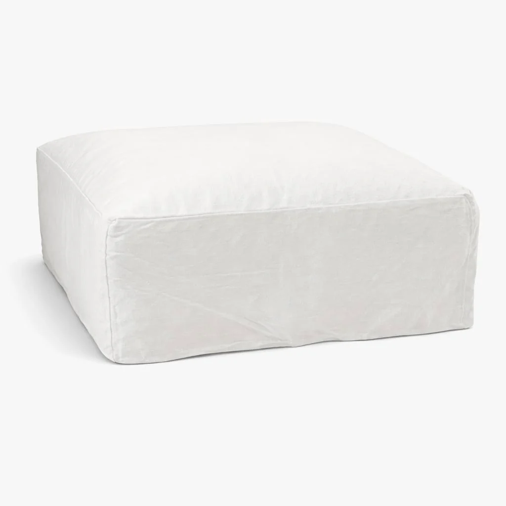 Ibiza Linen Pouf