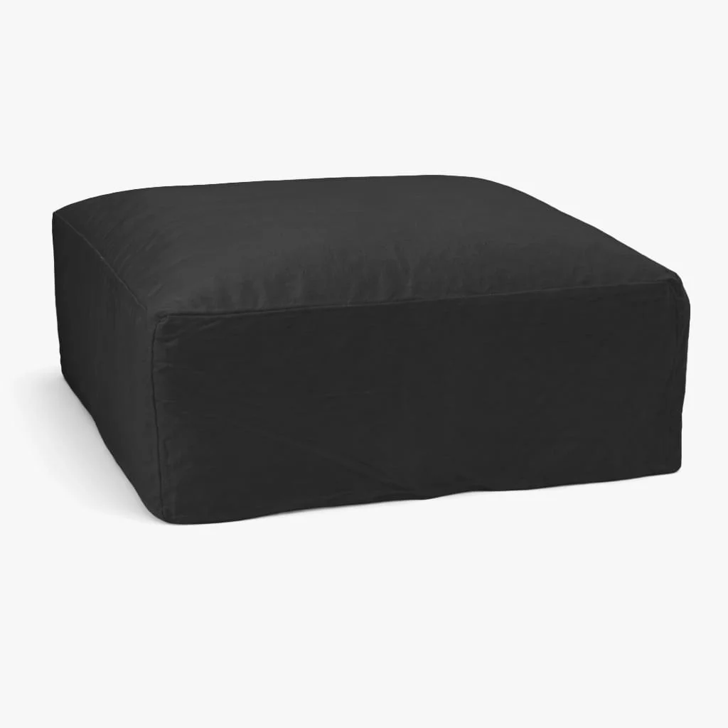 Ibiza Linen Pouf - Image 10