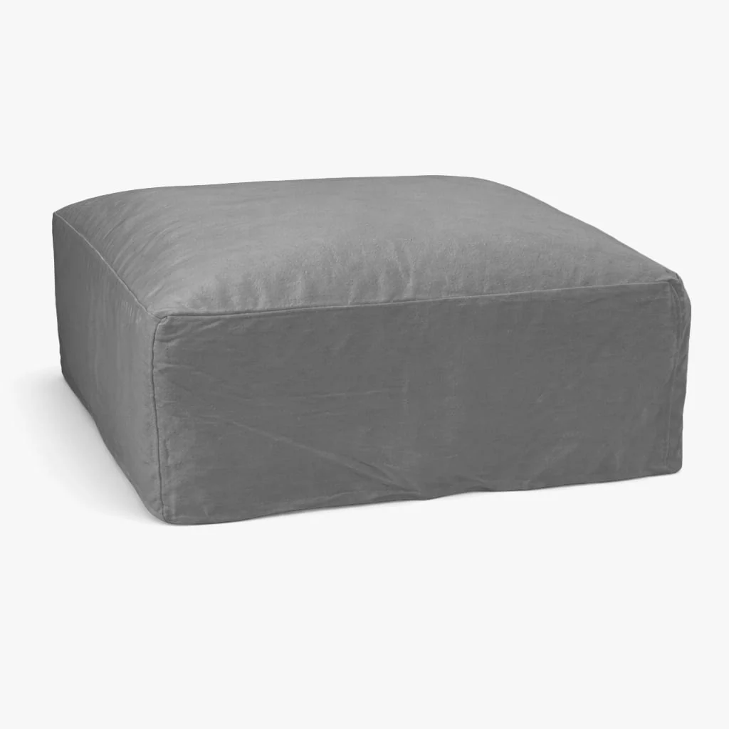 Ibiza Linen Pouf - Image 6