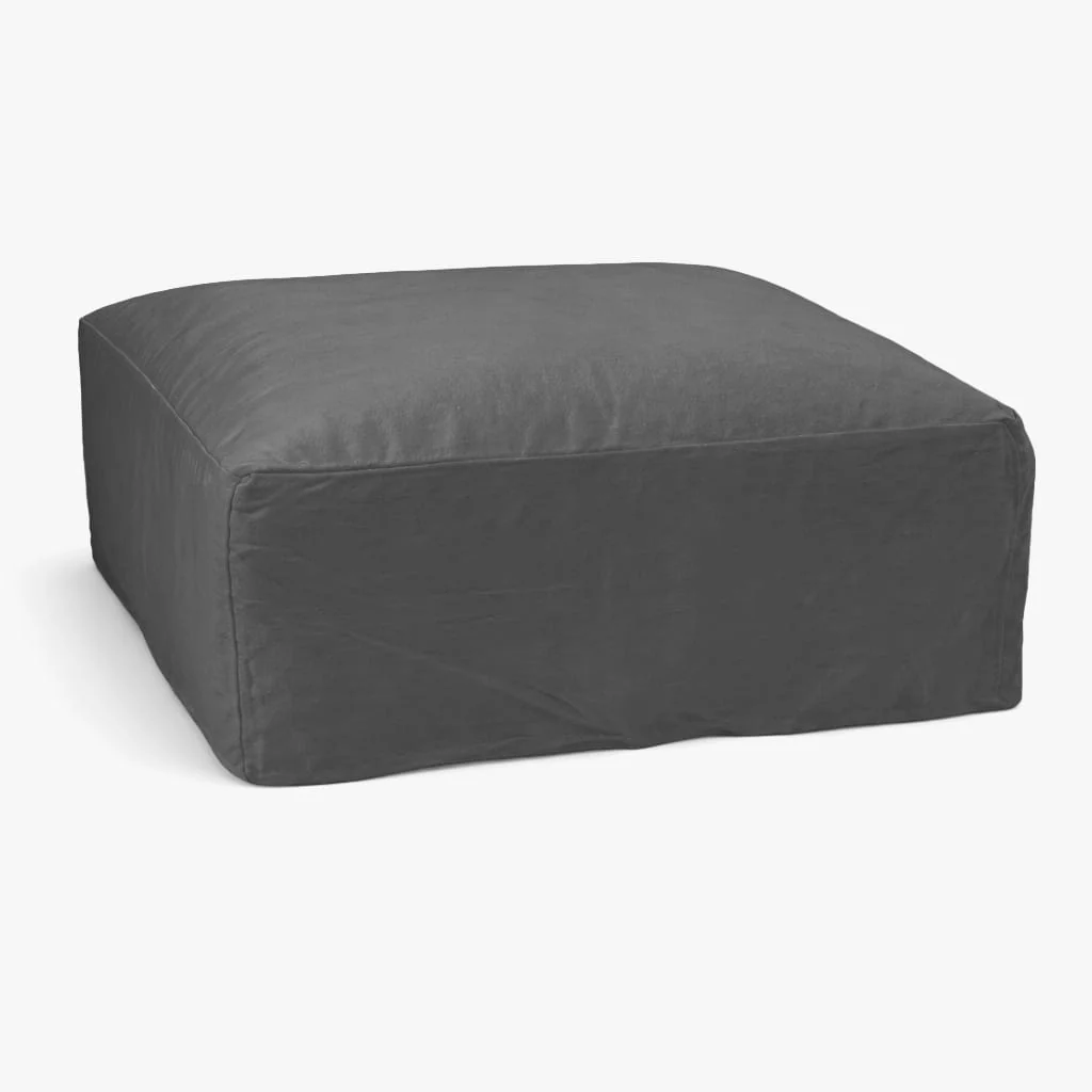 Ibiza Linen Pouf - Image 8