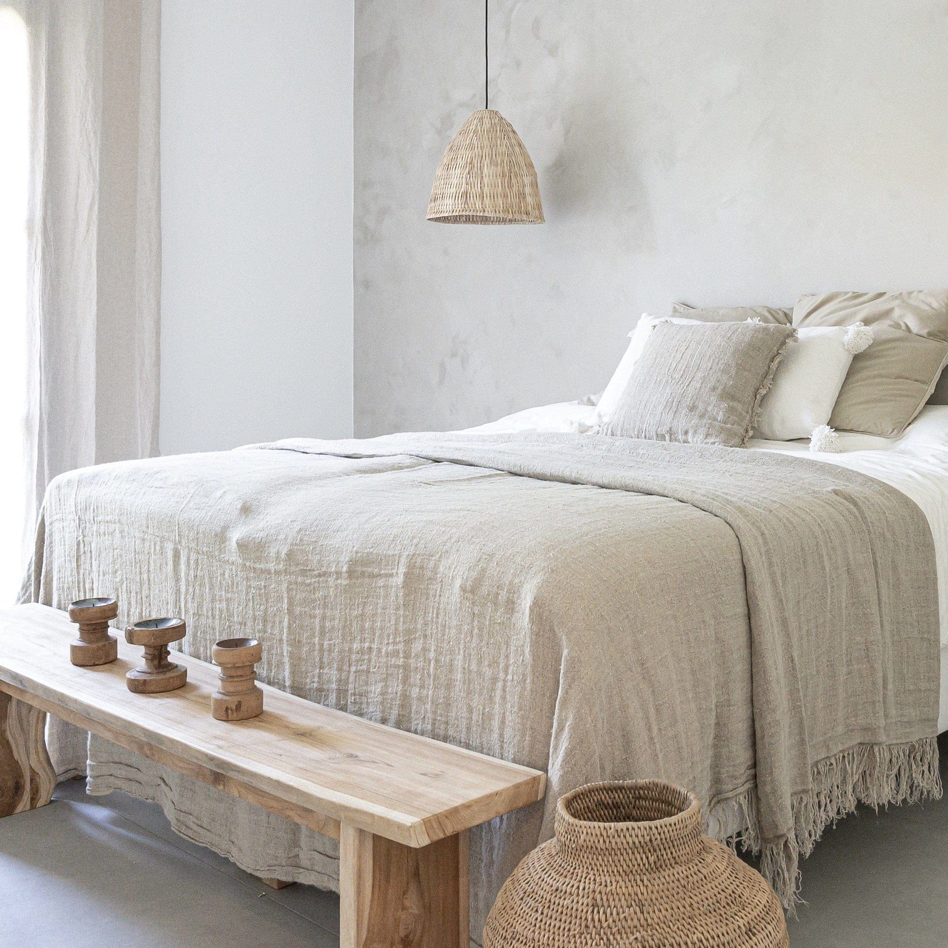 Jati Natural Bench | 180cm - Image 9