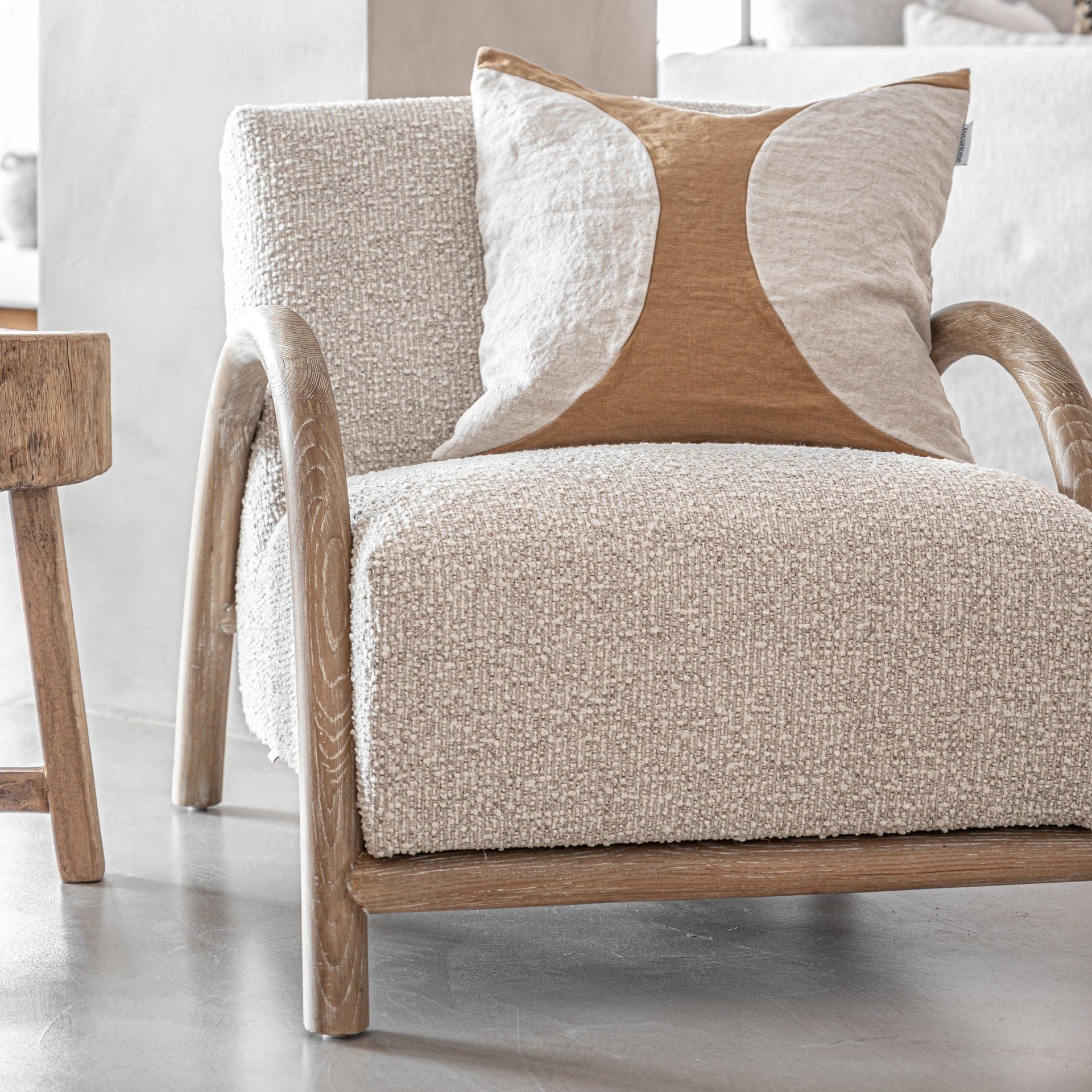 Leora Cushion Cover Wheat | 50x50cm - Image 7