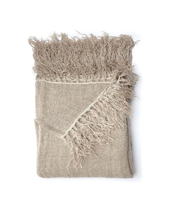 Linen Bed Cover | Natural 270x270cm