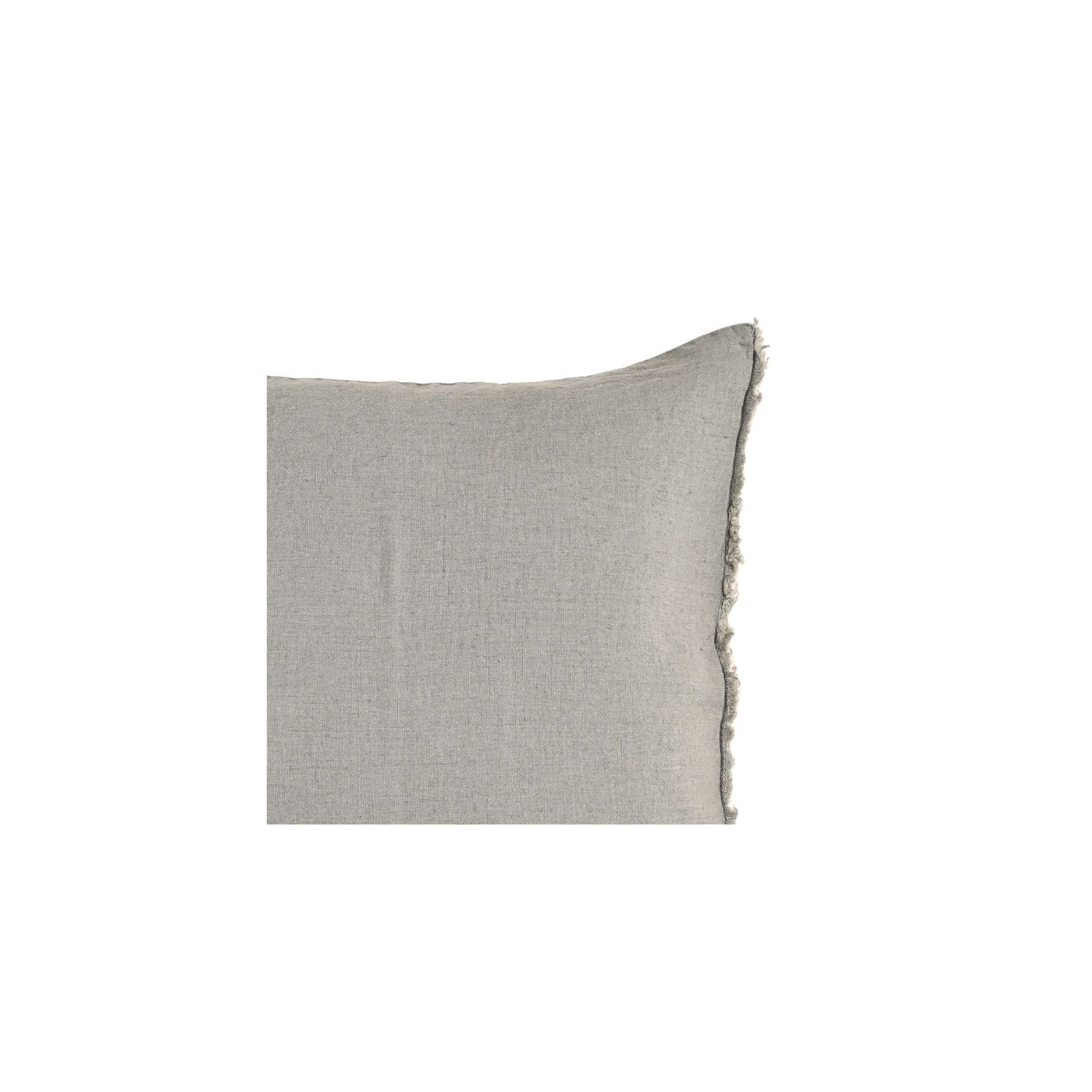Linen Cushion Cover | Light Grey 45cm - Image 2
