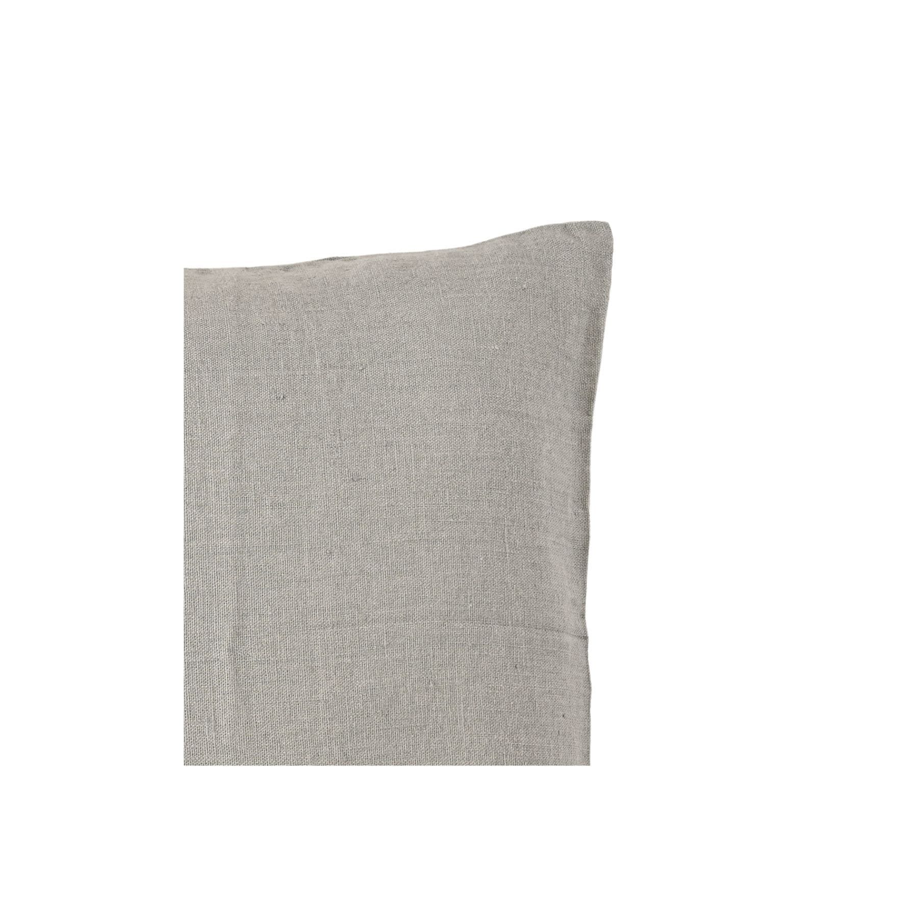 Linen Cushion Cover | Stonewashed Beton 45x45cm - Image 2