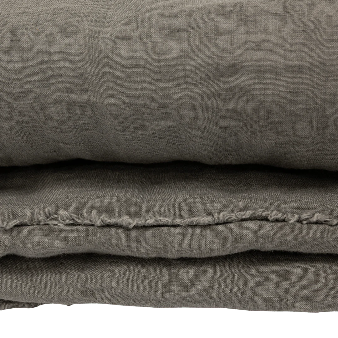 Linen Quilt Cover | Granit 200x85cm - Image 4