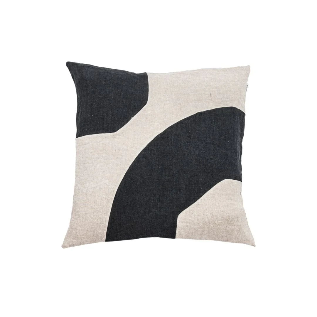 Meira Cushion Cover Charcoal | 50x50cm