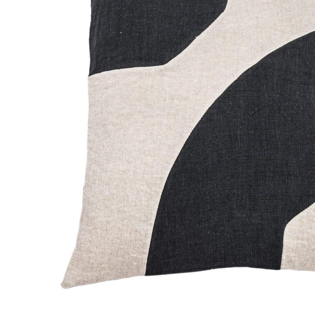 Meira Cushion Cover Charcoal | 50x50cm - Image 4