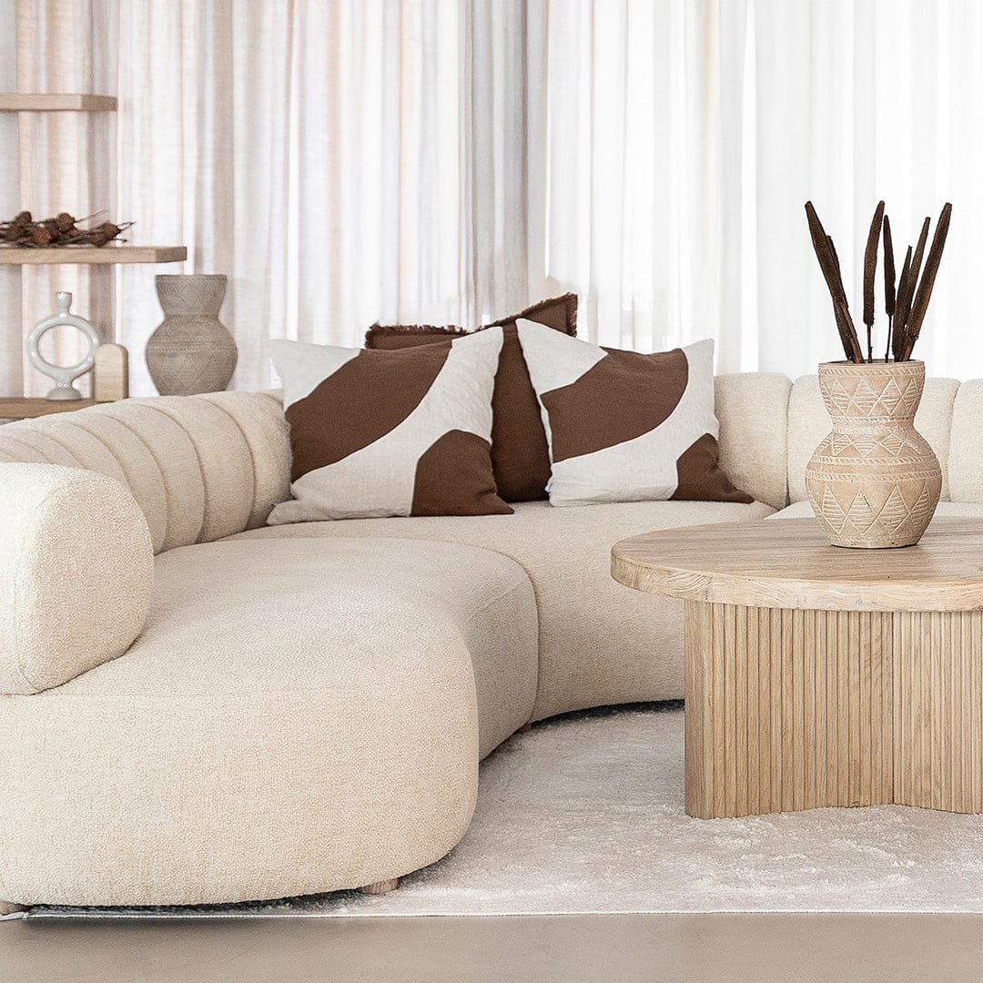 Amira Cushion Cover Mocha | 50x50cm - Image 2