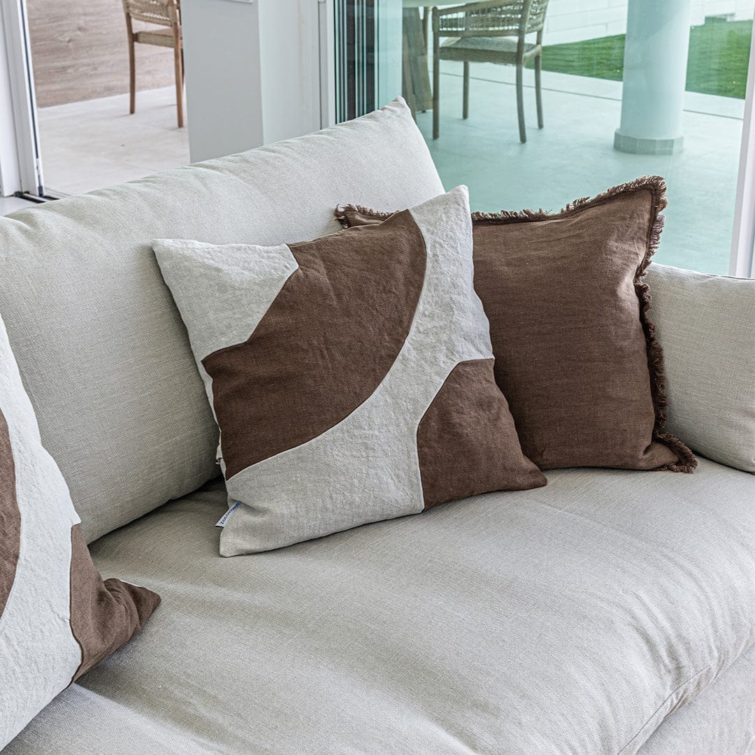Amira Cushion Cover Mocha | 50x50cm - Image 5