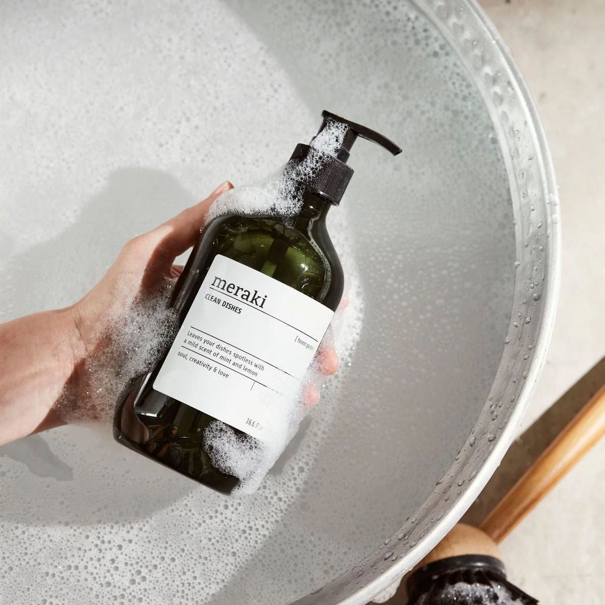 Meraki Dish Wash | Forest Garden | 490 ml - Image 2