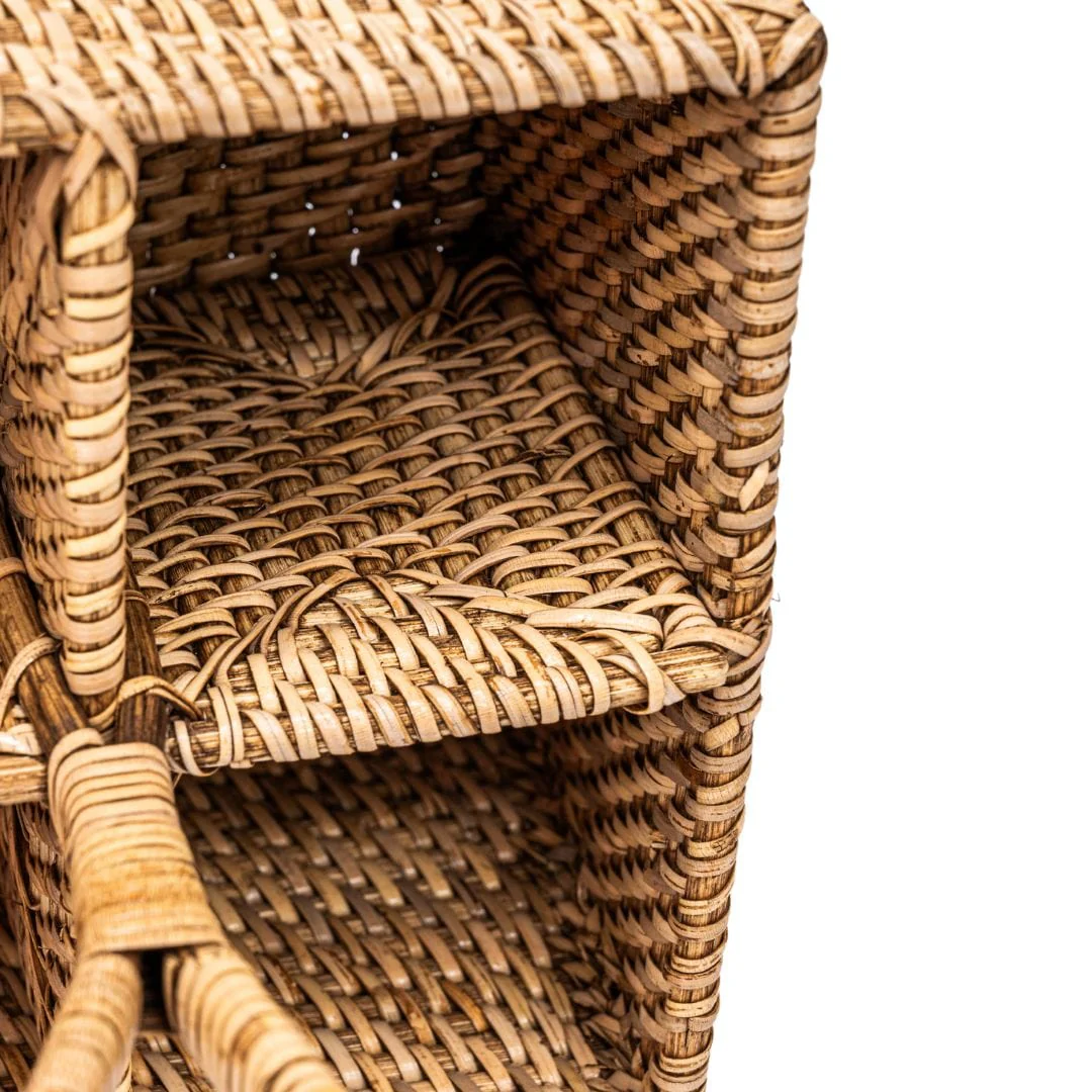 Organic Rattan Cutlery Holder - Image 5