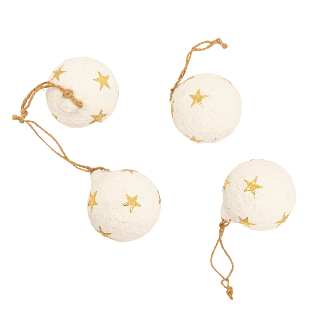 Paper Mache Christmas Stars Ornament - Image 6