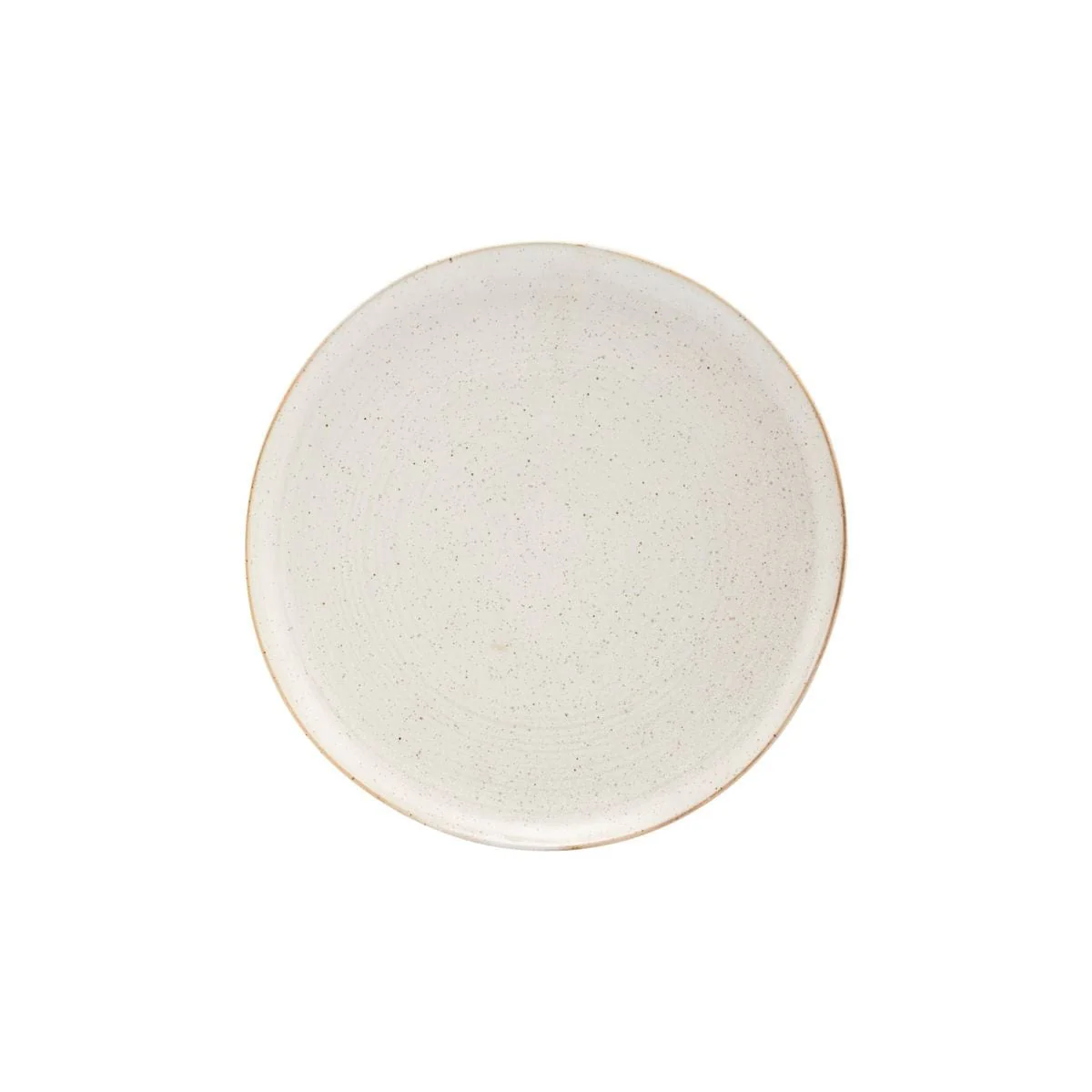 Pion Stoneware Dinner Plate | White/Grey 28.5x3.5cm