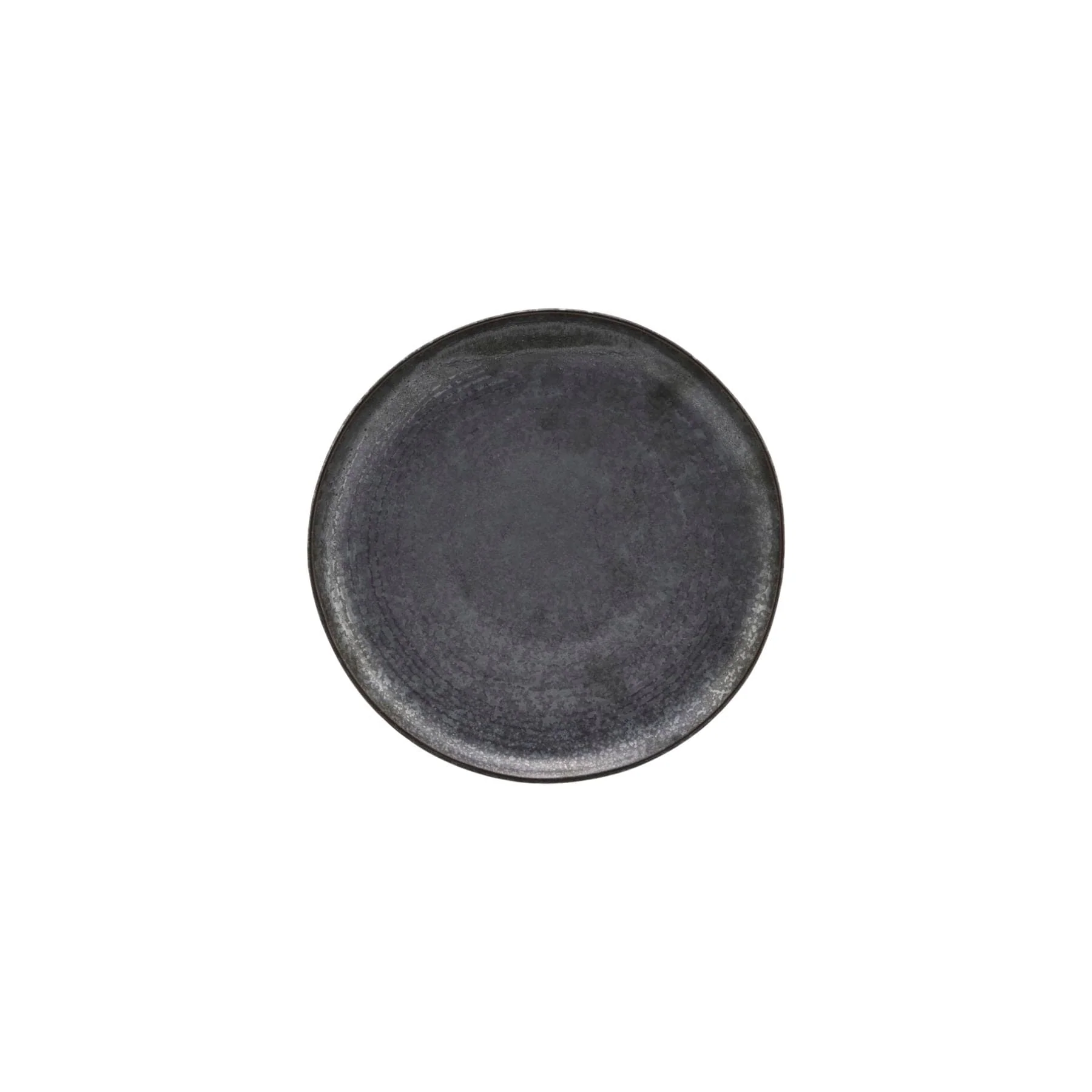 Pion Stoneware Lunch Plate | Black 21.5x3cm