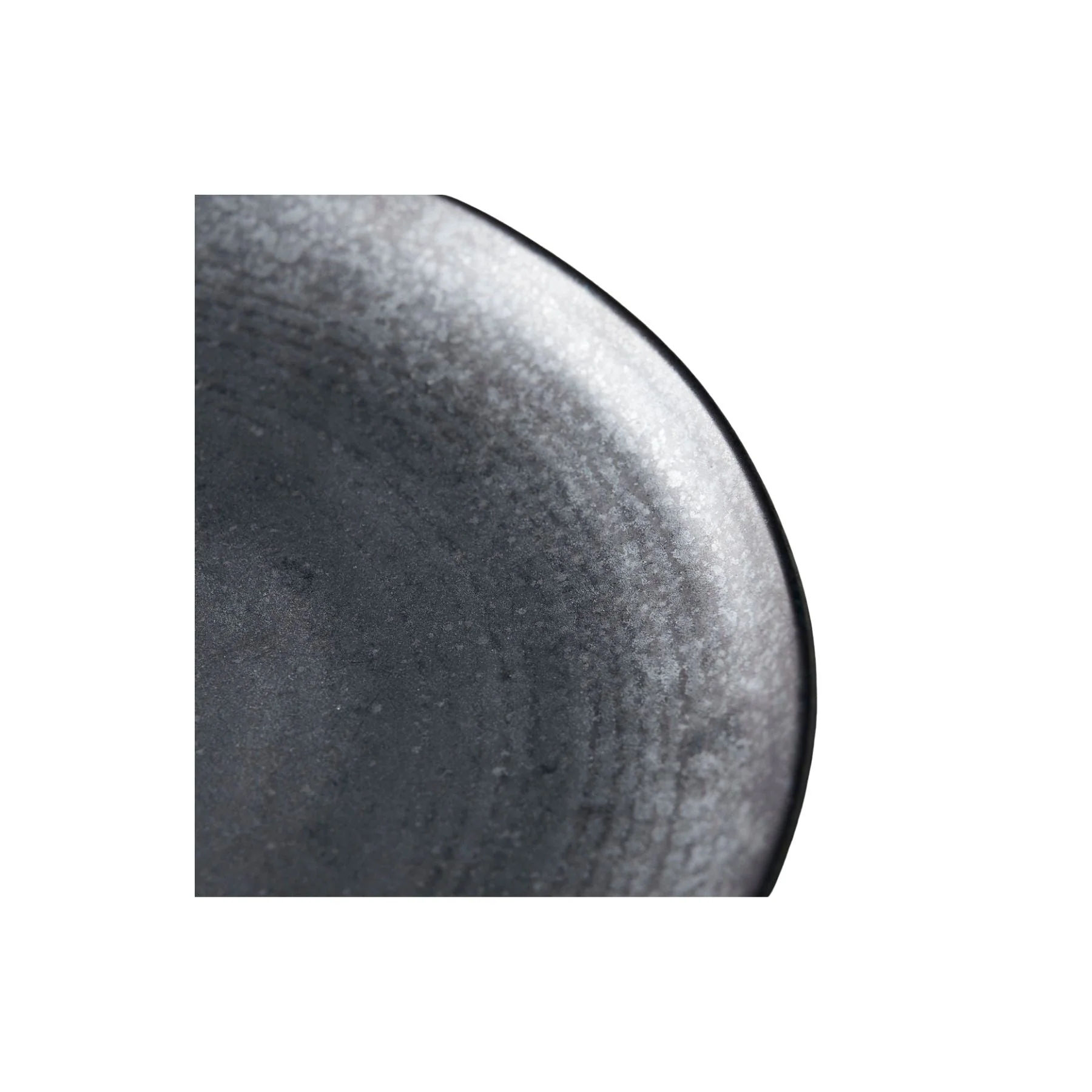 Pion Stoneware Lunch Plate | Black 21.5x3cm - Image 5