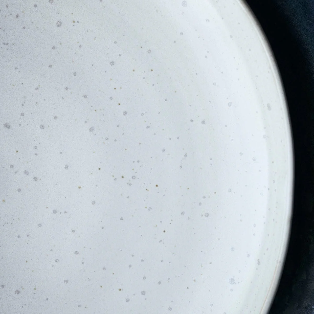 Pion Stoneware Lunch Plate | White/Grey 21.5x3cm - Image 2