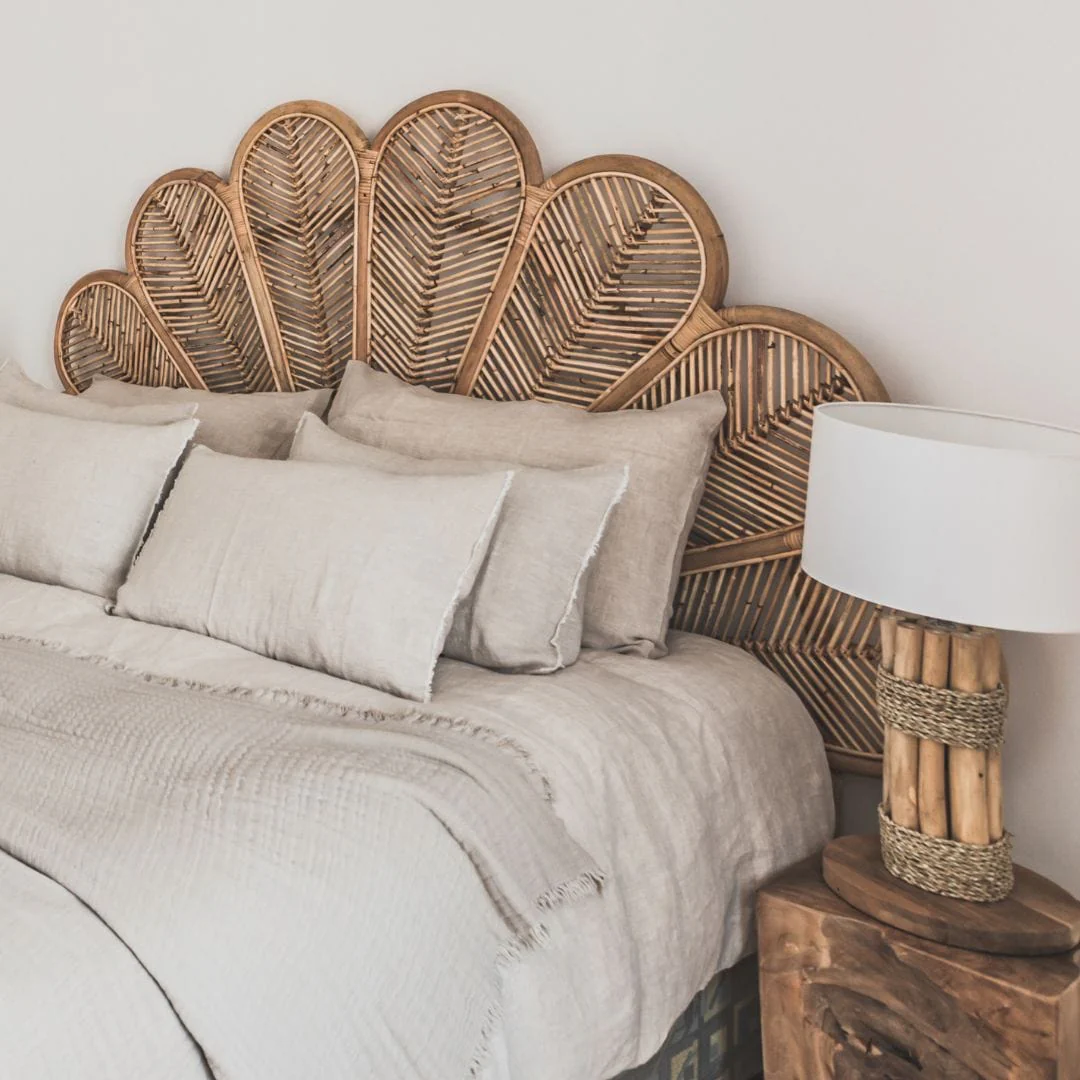 Rattan Flower Headboard | 185x145cm - Image 6