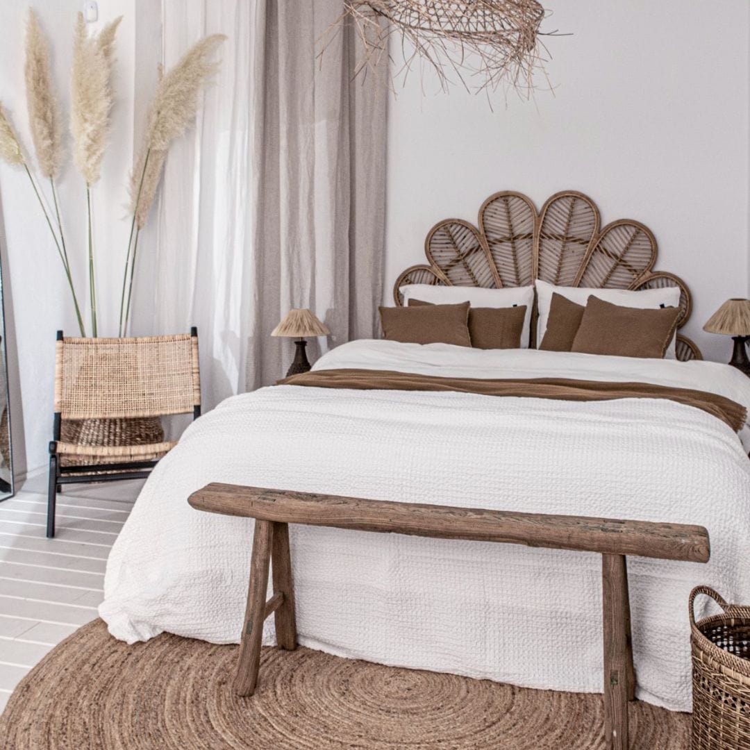 Rattan Flower Headboard | 185x145cm - Image 8