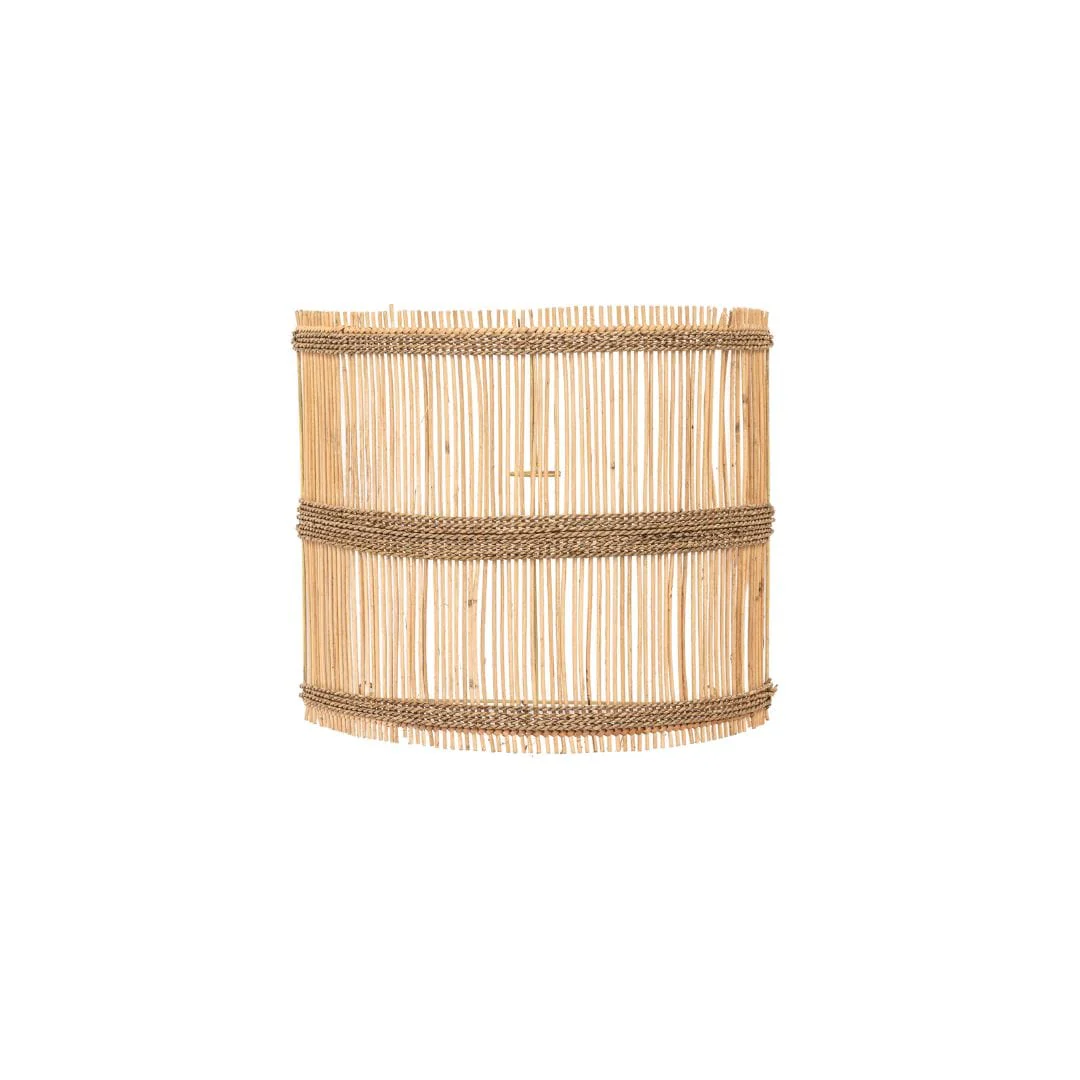 Anak Rattan Wall Lamp | Square