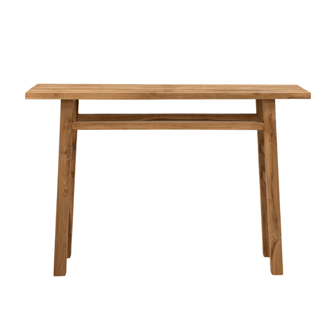 Recycled Teak Console | 120x80x30cm