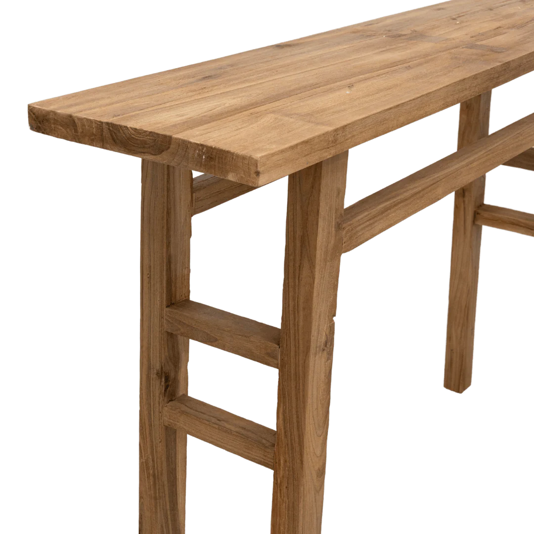 Recycled Teak Console | 120x80x30cm - Image 3