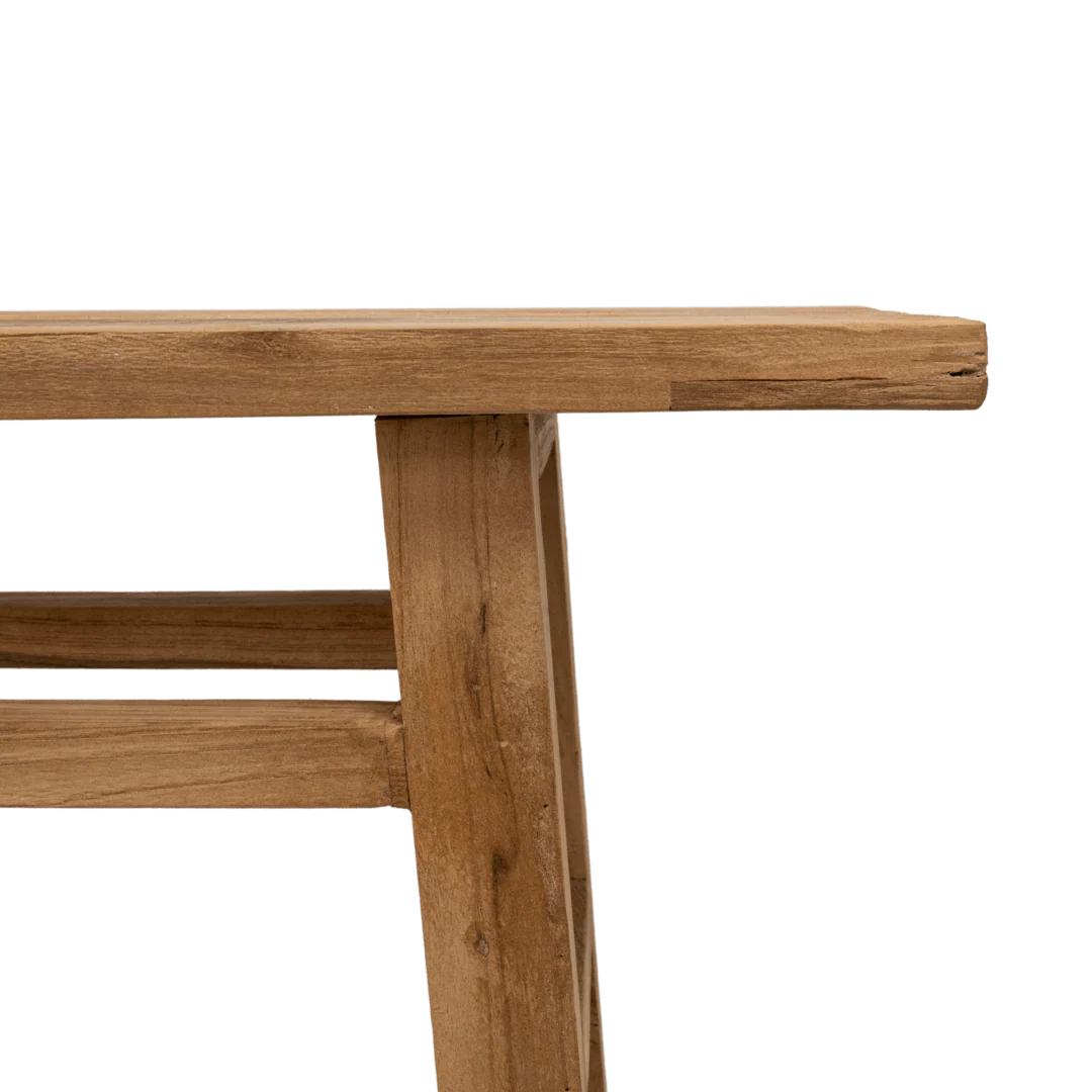 Recycled Teak Console | 120x80x30cm - Image 6