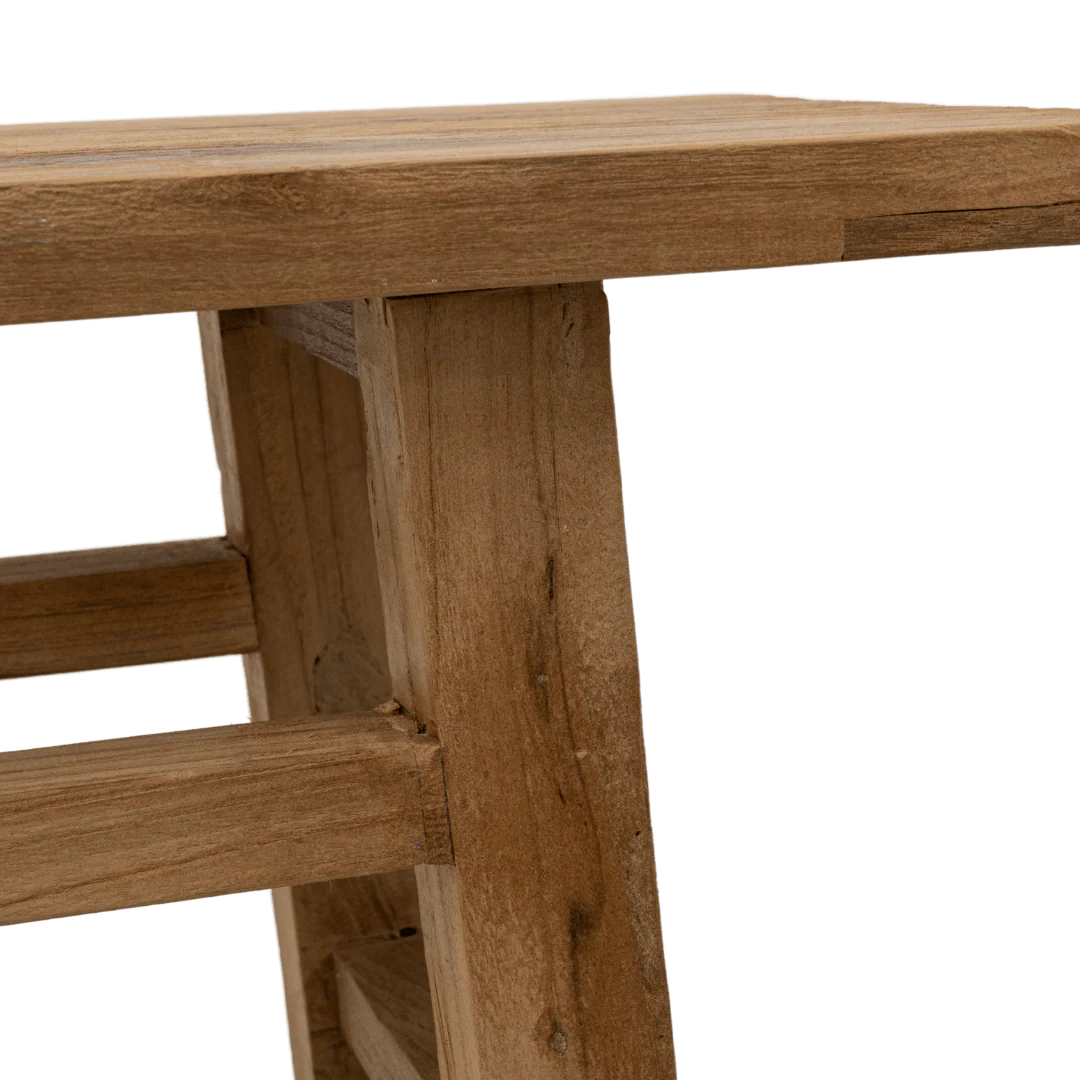 Recycled Teak Console | 120x80x30cm - Image 7
