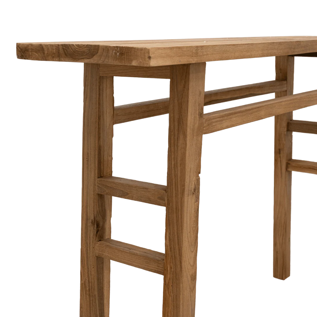 Recycled Teak Console | 120x80x30cm - Image 8