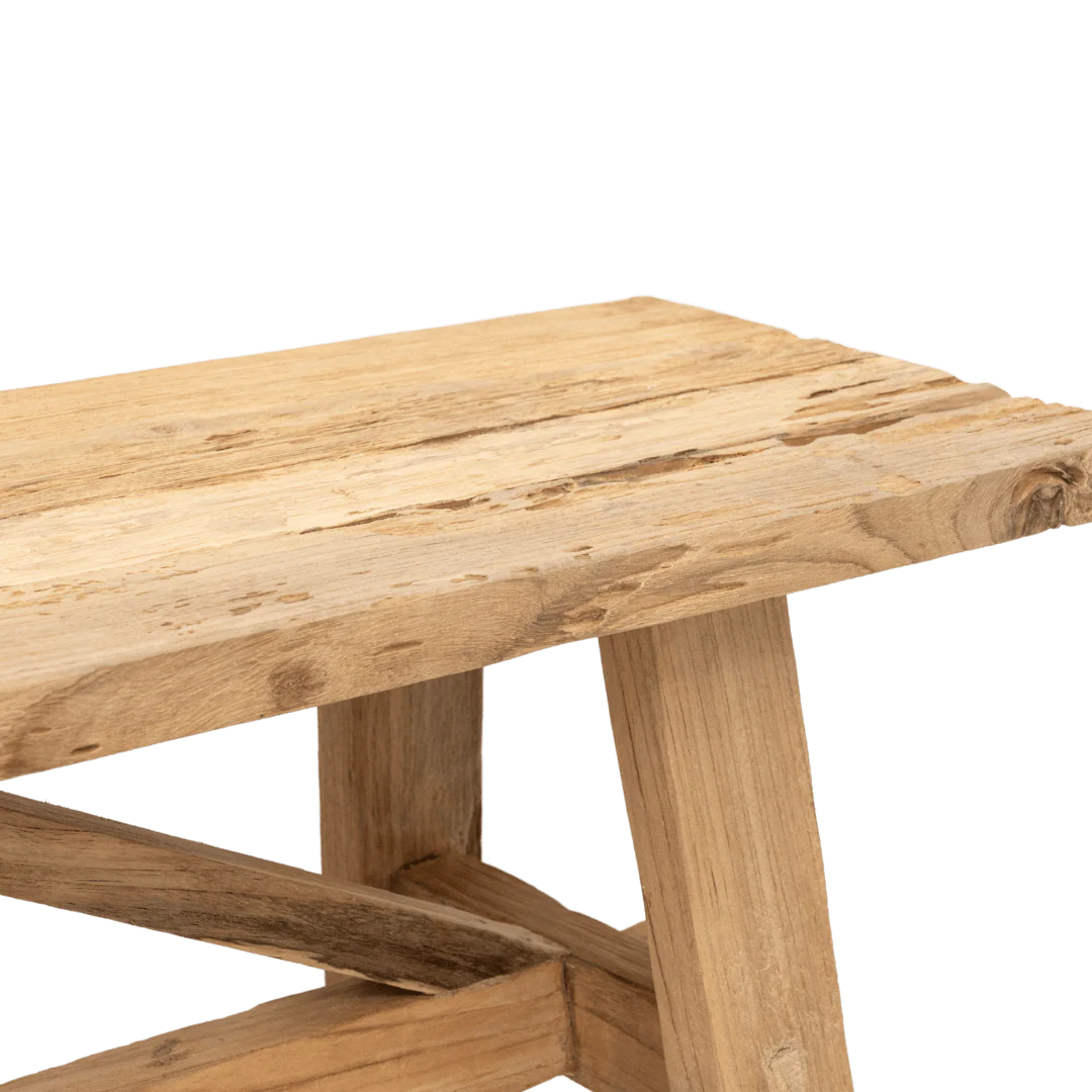 Sahara Recycled Teak Bench - Image 9