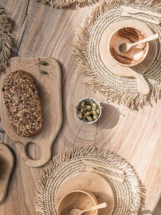 Teak Cutting Board | Abstract | 30cm - Image 5