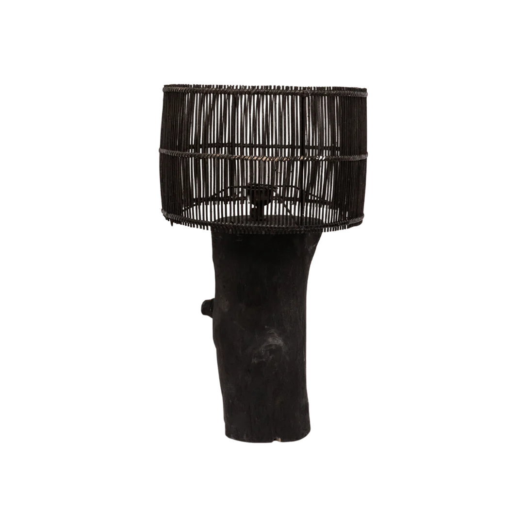 Timber Table Lamp | Black