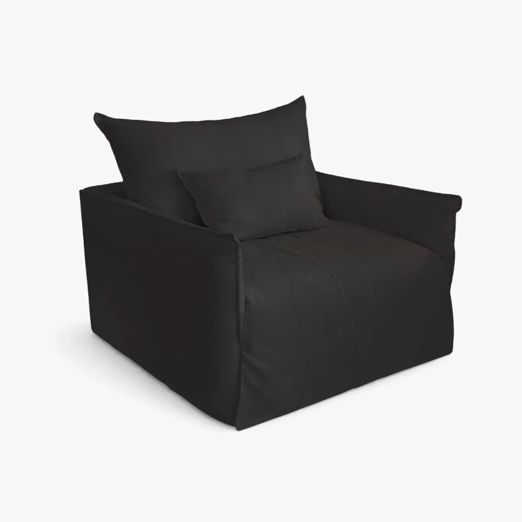 Tulum Linen Single Sofa - Image 6